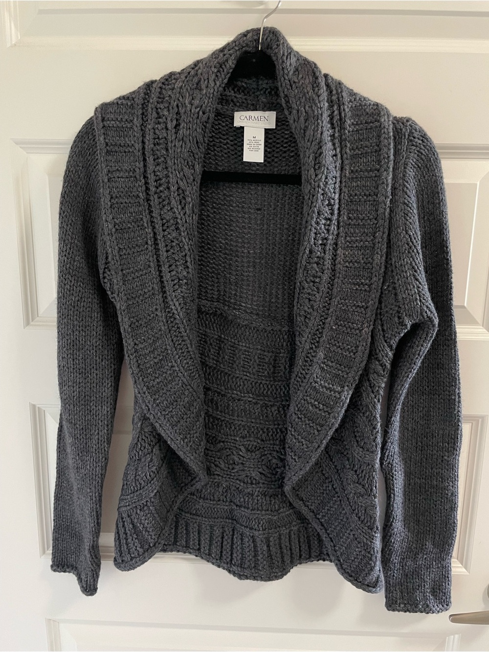 Carmen Marc Valvo Women's Cable Knit Sweater